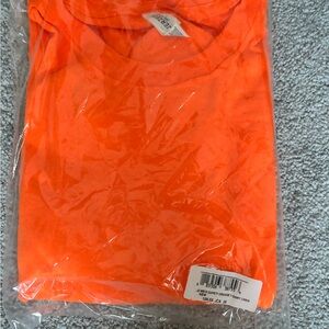 Jerzees Neon Orange Long Sleeve 2XL